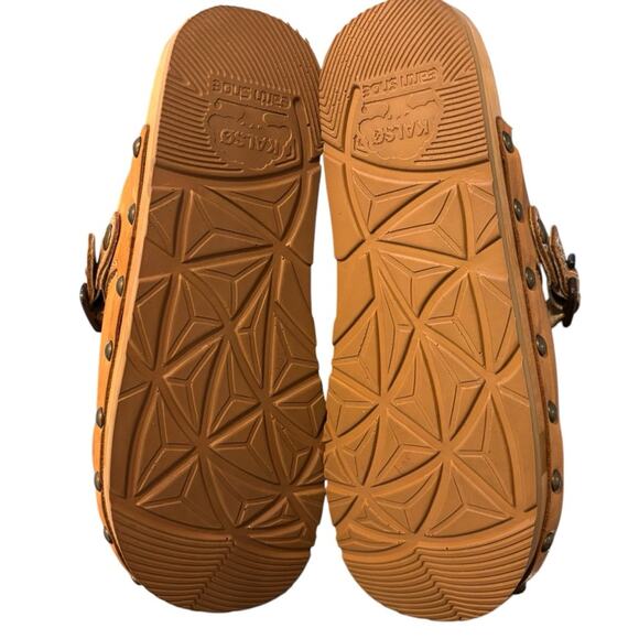 KALSØ Earth Shoe Tan Leather Shanti Clog, Women’s size 7, EU Size 37.5 - Picture 10 of 11